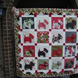 Scottie CLM190660 Quilt Blanket and Home Decor