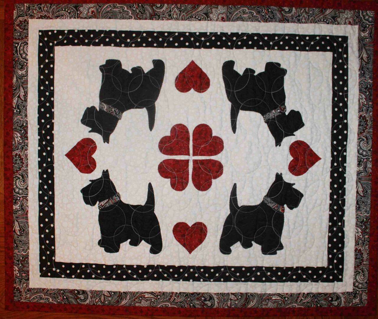 Scottie Dog Quilt Tdhkq and Home Decor