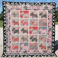 Scottie In Love With Me Quilt Blanket Ynt9  Quilt and Home Decor