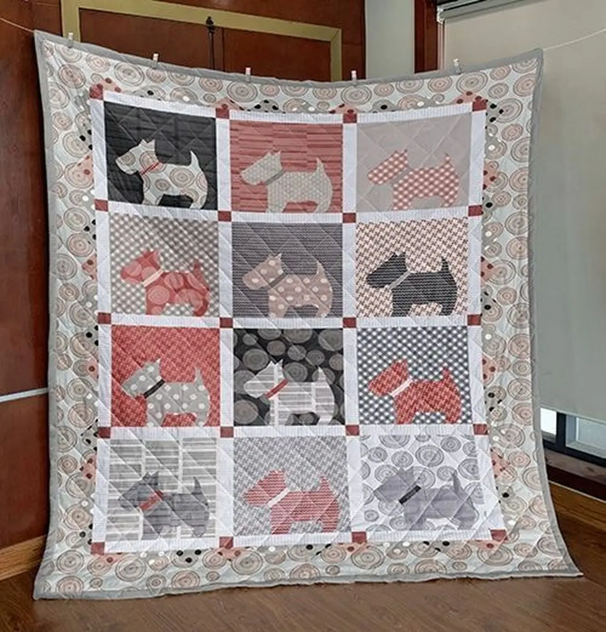Scottie Quilt Tdhao and Home Decor