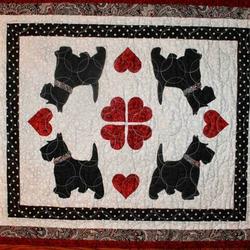 Scottish Terrier Cla1410528Q Quilt Blanket and Home Decor