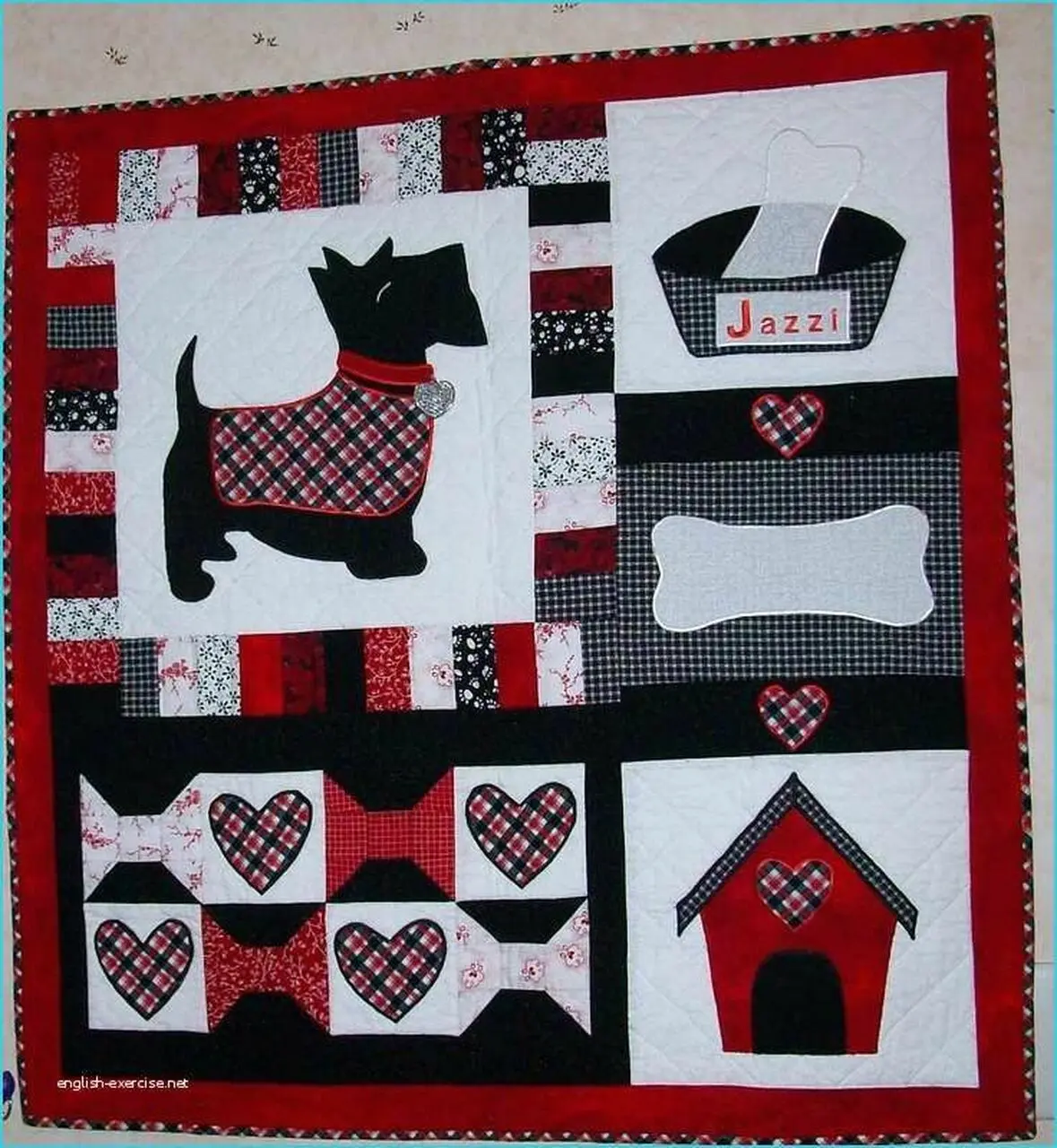 Scottish Terrier Clm210633 Quilt Blanket and Home Decor