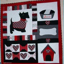 Scottish Terrier Clm210633 Quilt Blanket and Home Decor