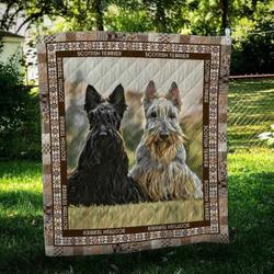 Scottish Terrier Friend Hur Quilt Bevrbt and Home Decor