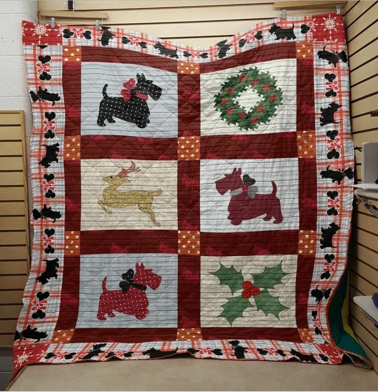 Scottish Terrier Quilt Blanket Dhc13123723Vt and Home Decor