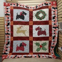 Scottish Terrier Quilt Blanket Dhc13123723Vt and Home Decor