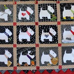 Scottish Terrier Quilt Tdhay and Home Decor