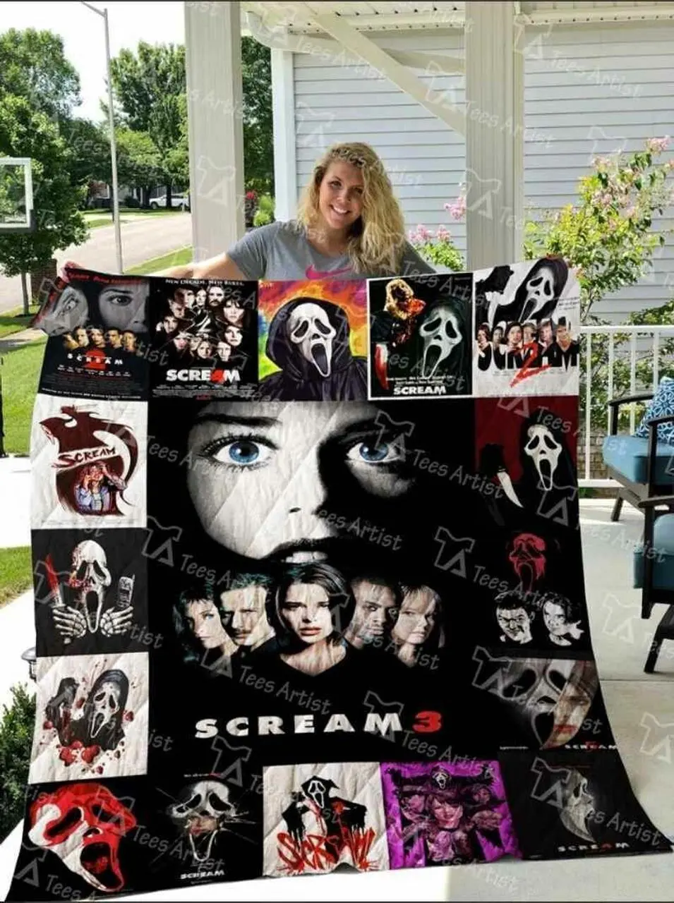 Scream 2 Blanket Th11072019 Quilt and Home Decor