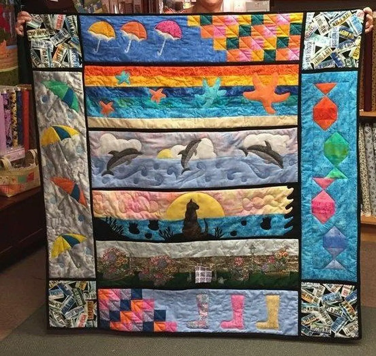 Sea Clp260641 Quilt Blanket and Home Decor