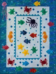 Sea Creatures Cla040718 Quilt Blanket and Home Decor