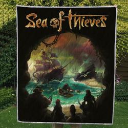 Sea Of Thieves Quilt Blanket and Home Decor