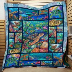 Sea Turtle Quilt and Home Decor