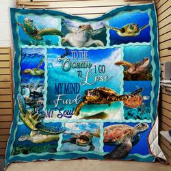 Sea Turtle Quilt -M0208-1  Quilt and Home Decor