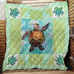 Sea Turtle Quilt Tdhpu and Home Decor