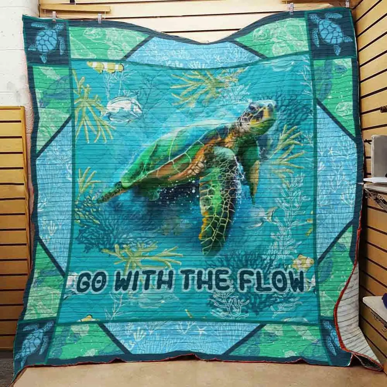 Sea Turtle Quilt Tt24-1408 Quilt and Home Decor