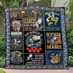 Seabee Ng290705B Tbg Quilt Blanket and Home Decor
