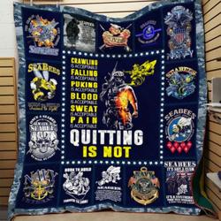 Seabees  3D Printing Quilt Blanket Ntp-Qdd19 and Home Decor