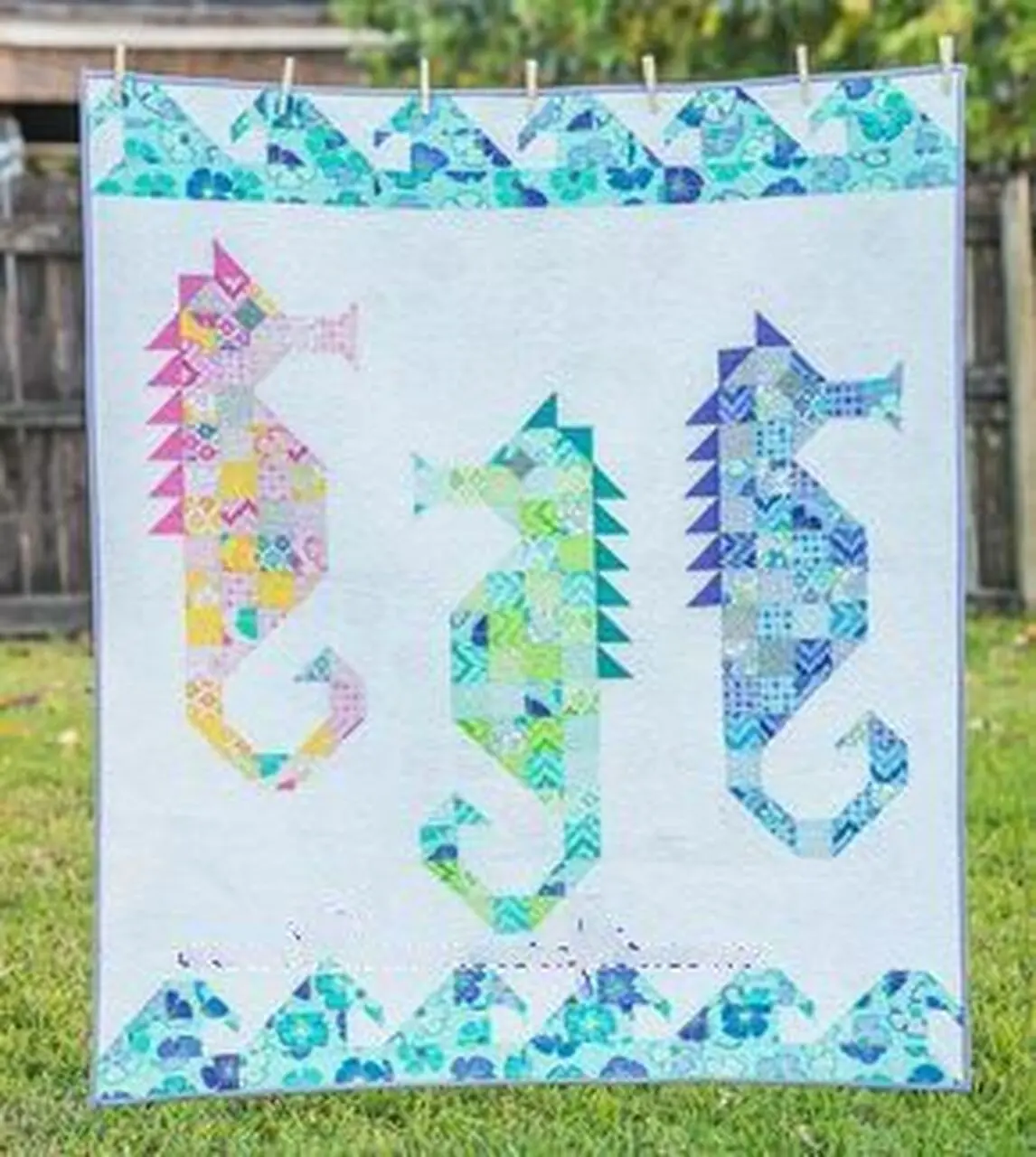 Seahorse Clp150640 Quilt Blanket and Home Decor