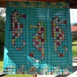 Seahorse Hur Quilt Bevrsb and Home Decor
