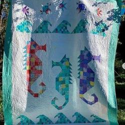 Seahorse Quilt Tdhdc and Home Decor