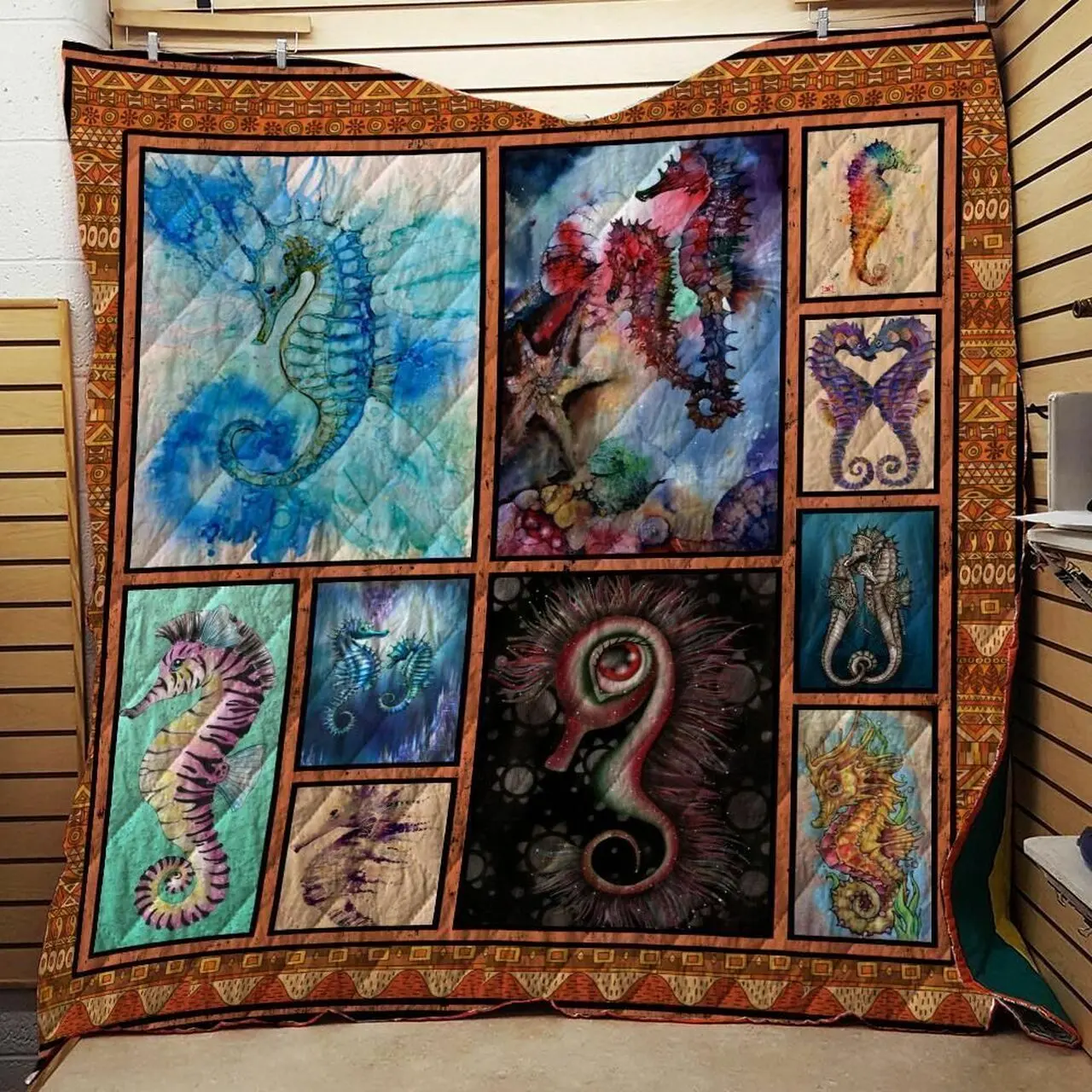Seahorse Quilt Tdhzx and Home Decor