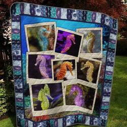 Seahorses P060407 Quilt Blanket  Quilt and Home Decor