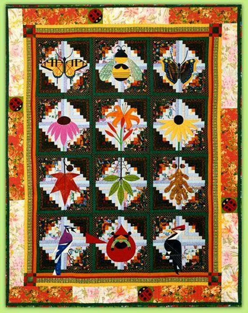 Seasons In Sunshine And Shadows Cla040719 Quilt Blanket and Home Decor