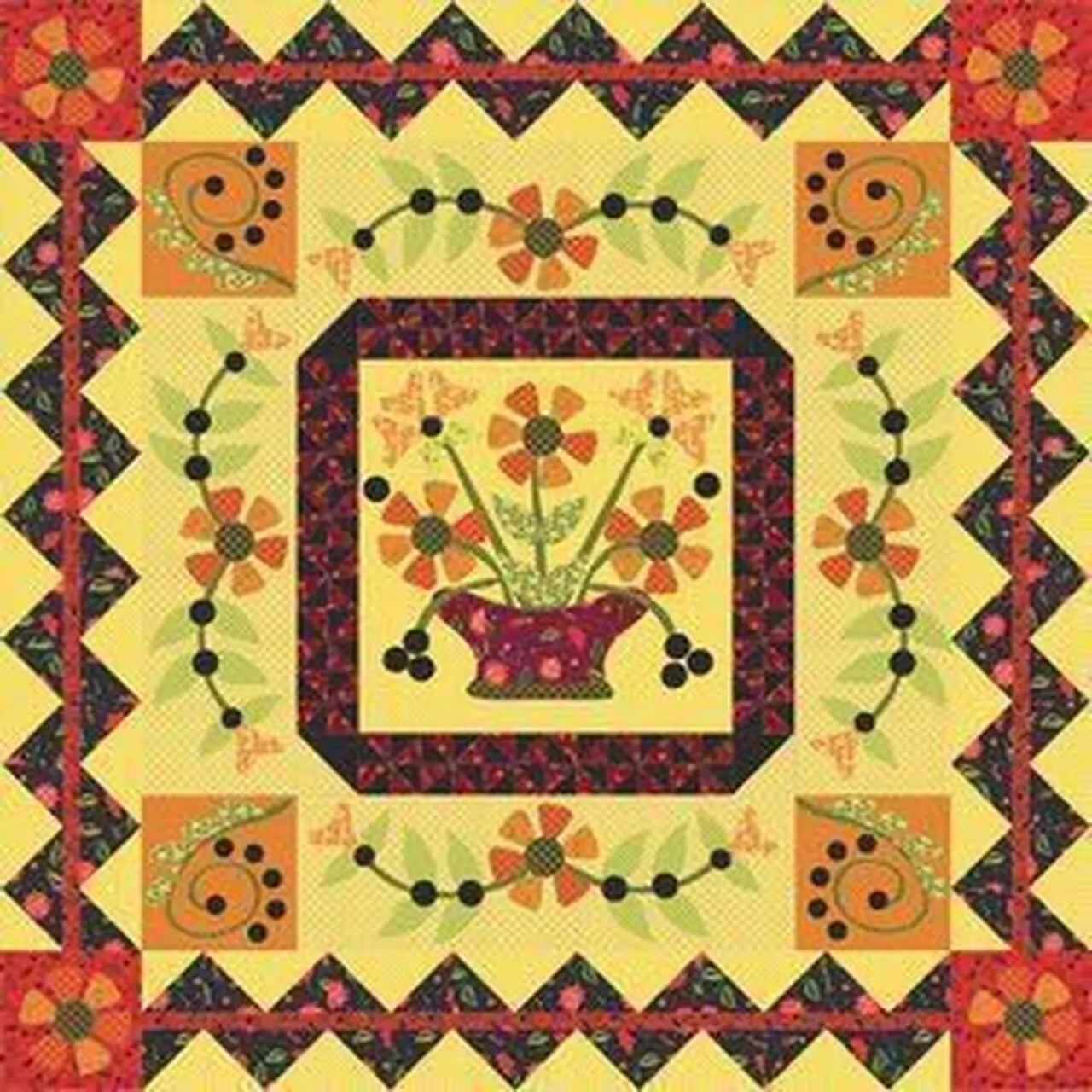 Secret Garden Quilt Tdhst and Home Decor