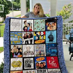 Seinfeld 20 Pics Quilt Blanket 05 and Home Decor
