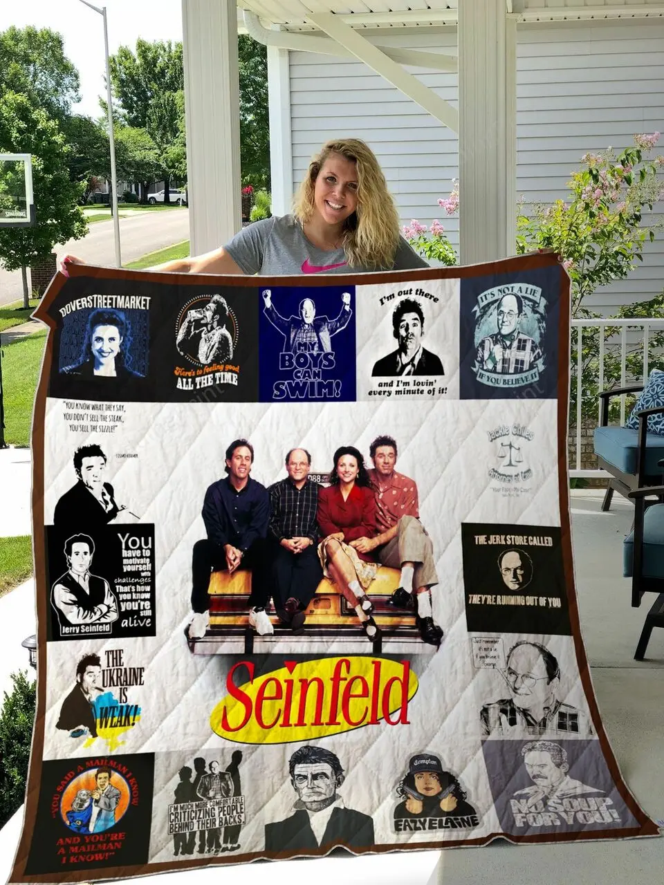 Seinfeld Quilt Blanket and Home Decor