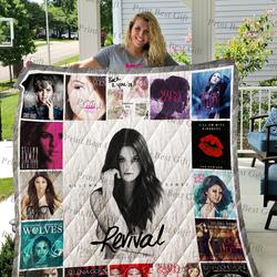 Selena Gomez Albums Cover Poster Quilt 2 and Home Decor