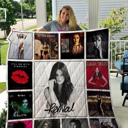 Selena Gomez Quilt Blanket and Home Decor