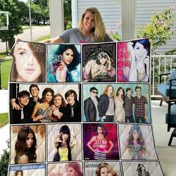 Selena Gomez The Scene Quilt Blanket and Home Decor