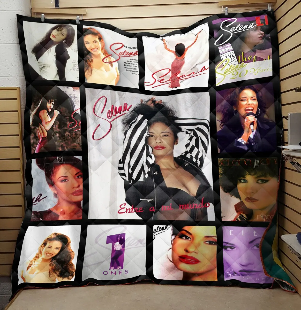Selena Quintanilla Quilt Blanket 02 and Home Decor