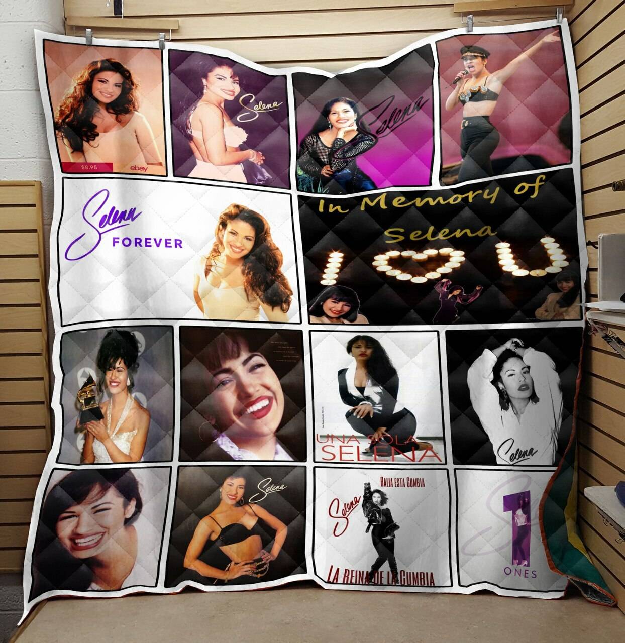 Selena Quintanilla Quilt Blanket 03 and Home Decor