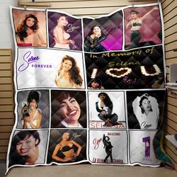 Selena Quintanilla Quilt Blanket 03 and Home Decor