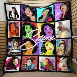 Selena Quintanilla Quilt Blanket 09 and Home Decor