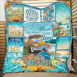 Sell Your Stuff Find A Beach Enjoy Sunset Become A Local Life Is Better At The Beach Quilt Blanket Great Customized Blanket Gifts For Birthday Christmas Thanksgiving and Home Decor