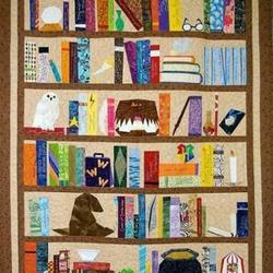 Selvage Bookshelf Quilt Blanket Dhc0201201434Td and Home Decor