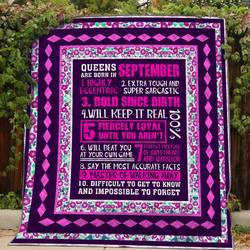 September Woman Quilt Blanket Dhc1501810Vt and Home Decor