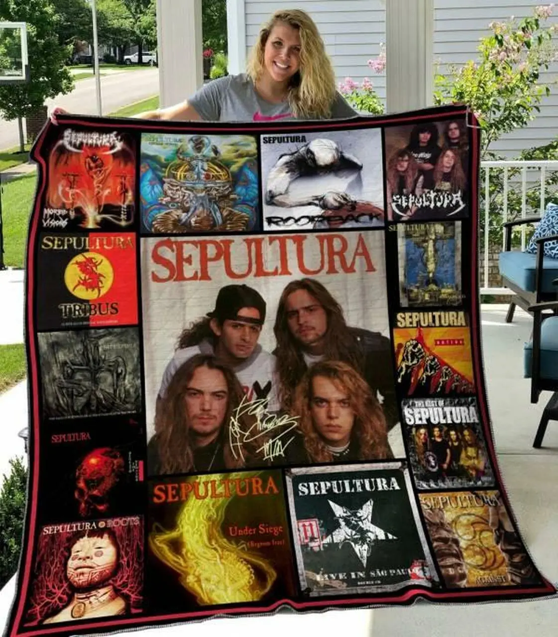 Sepultura Quilt Blanket Hvt060610 Quilt and Home Decor