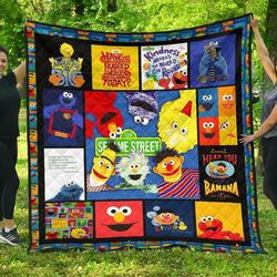 Sesame Street Funny Gift Idea Quilt and Home Decor