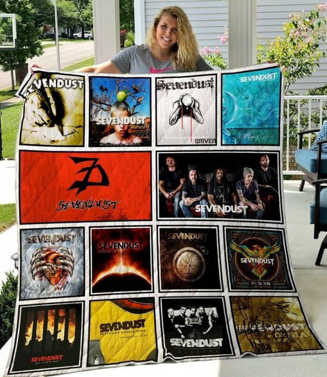 Sevendust Quilt Blanket M150615 Quilt and Home Decor