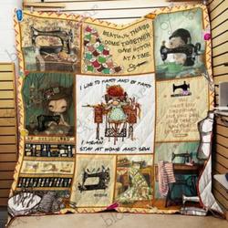 Sewing My Happy Place Cl22100467Mdq Quilt Blanket and Home Decor