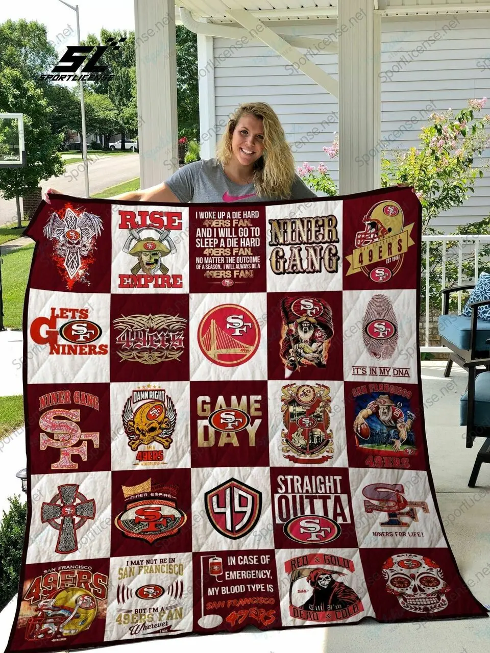 Sf49Ers Quilt Blanket 02 and Home Decor