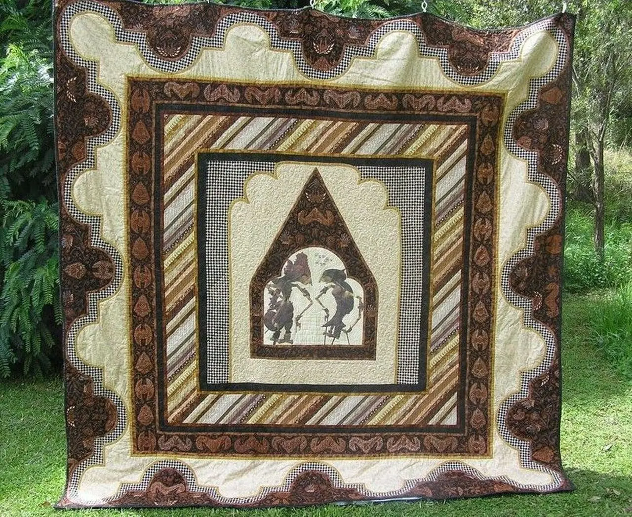 Shadow Puppets Quilt Tdhmy and Home Decor