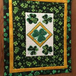 Shamrock Quilt Blanket Dhc310107Lt and Home Decor