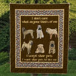 Shar Pei 09 Ndq0457 Quilt  Quilt and Home Decor
