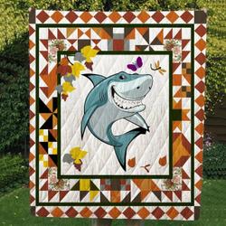 Shark Cl14100443Mdq Quilt Blanket and Home Decor
