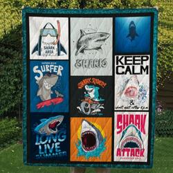 Shark Cl14100445Mdq Quilt Blanket and Home Decor